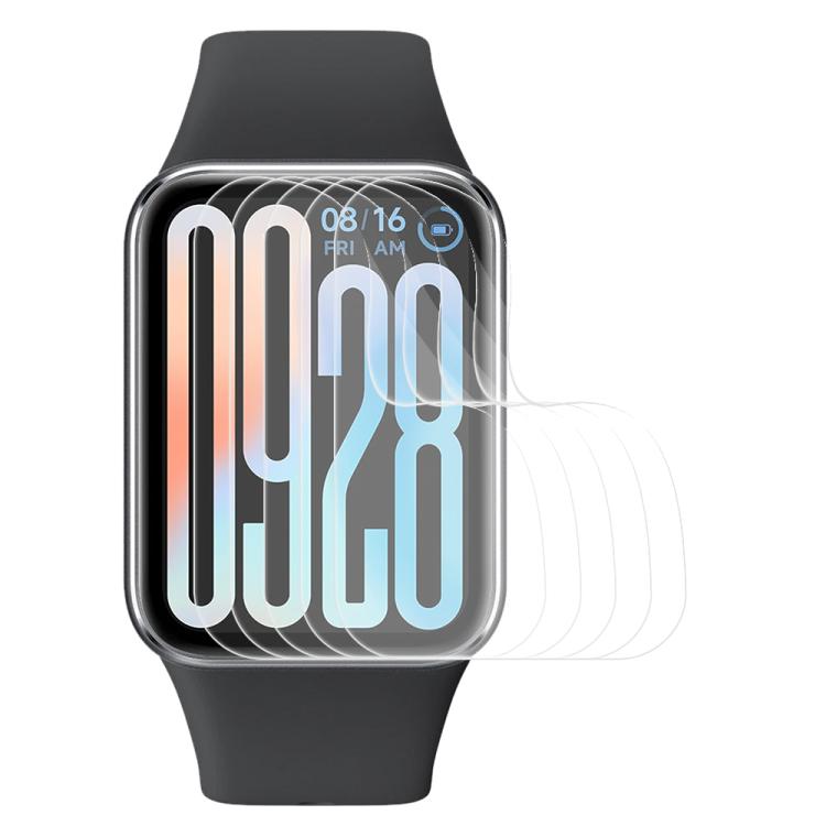 5pcs xDfind Soft Hydrogel Film Full Cover Front Protector, For Xiaomi Smart Band 10, For Xiaomi Redmi Watch 5, For Xiaomi Smart Band 9 Pro, For Xiaomi Redmi Watch 5 Lite, For Xiaomi Redmi Watch 5 Active