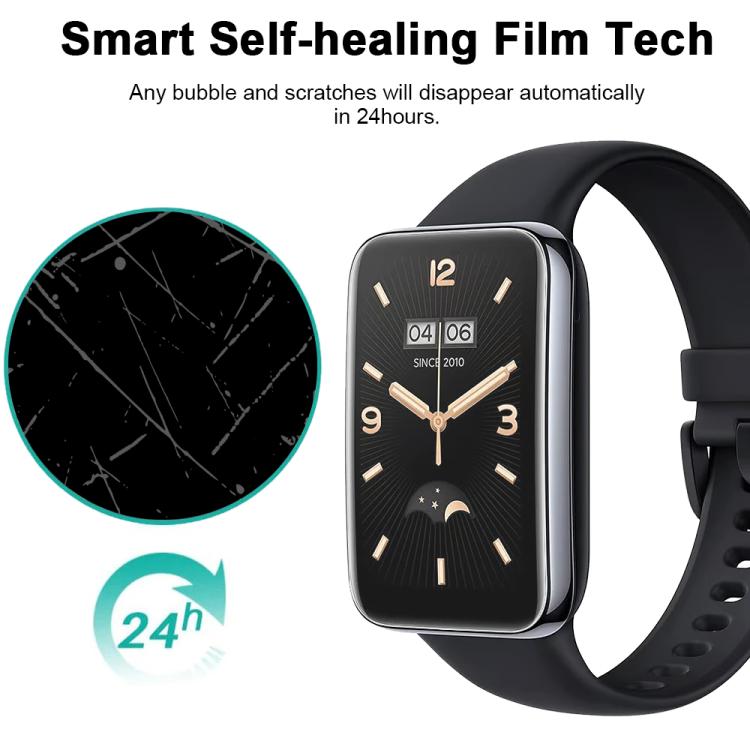 5pcs xDfind Soft Hydrogel Film Full Cover Front Protector, For Xiaomi Mi Band 7 Pro, For Xiaomi Poco Watch, For Xiaomi Redmi Watch 2 Lite, For Xiaomi Redmi Watch 2, For Xiaomi Redmi Watch 1