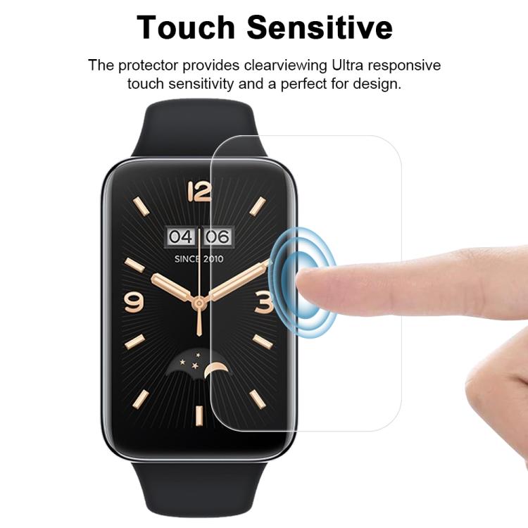 5pcs xDfind Soft Hydrogel Film Full Cover Front Protector, For Xiaomi Mi Band 7 Pro, For Xiaomi Poco Watch, For Xiaomi Redmi Watch 2 Lite, For Xiaomi Redmi Watch 2, For Xiaomi Redmi Watch 1