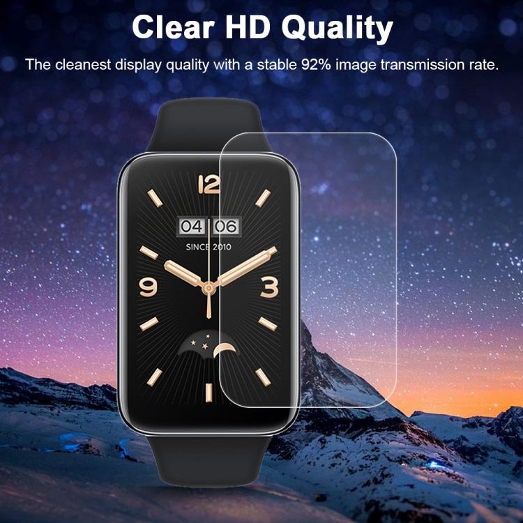 5pcs xDfind Soft Hydrogel Film Full Cover Front Protector, For Xiaomi Mi Band 7 Pro, For Xiaomi Poco Watch, For Xiaomi Redmi Watch 2 Lite, For Xiaomi Redmi Watch 2, For Xiaomi Redmi Watch 1