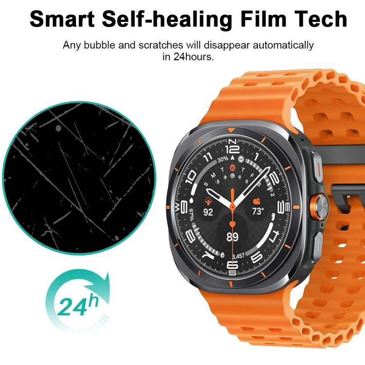 5pcs xDfind Soft Hydrogel Film Full Cover Front Protector, For Galaxy Watch Ultra2 2026 / 2025, For Samsung Galaxy Watch9 / 8 44mm, For Samsung Galaxy Watch9 / 8 40mm, For Samsung Galaxy Watch8 Classic 46mm, For Samsung Galaxy Watch7 44mm