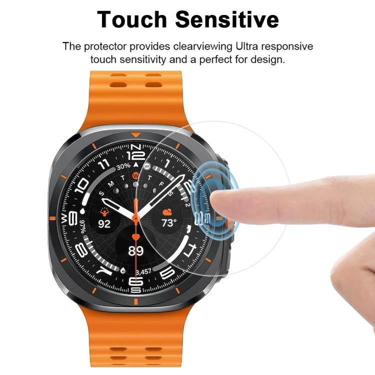 5pcs xDfind Soft Hydrogel Film Full Cover Front Protector, For Galaxy Watch Ultra2 2026 / 2025, For Samsung Galaxy Watch9 / 8 44mm, For Samsung Galaxy Watch9 / 8 40mm, For Samsung Galaxy Watch8 Classic 46mm, For Samsung Galaxy Watch7 44mm