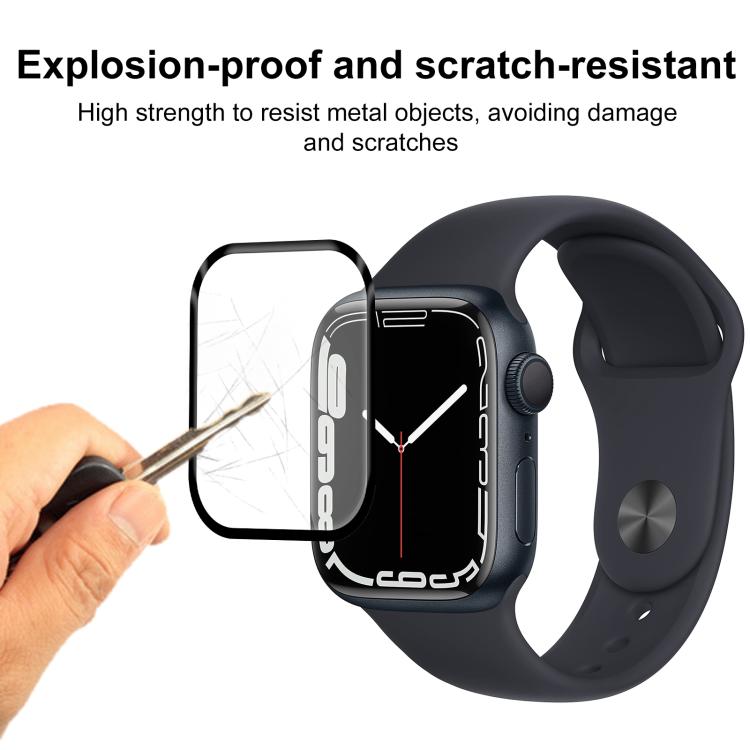 2pcs xDfind Curved 3D Composite Material Soft Film Screen Protector, For Apple Watch Series 9 / 8 / 7 41mm, For Apple Watch Series 3&2&1 38mm, For Apple Watch Series 3&2&1 42mm