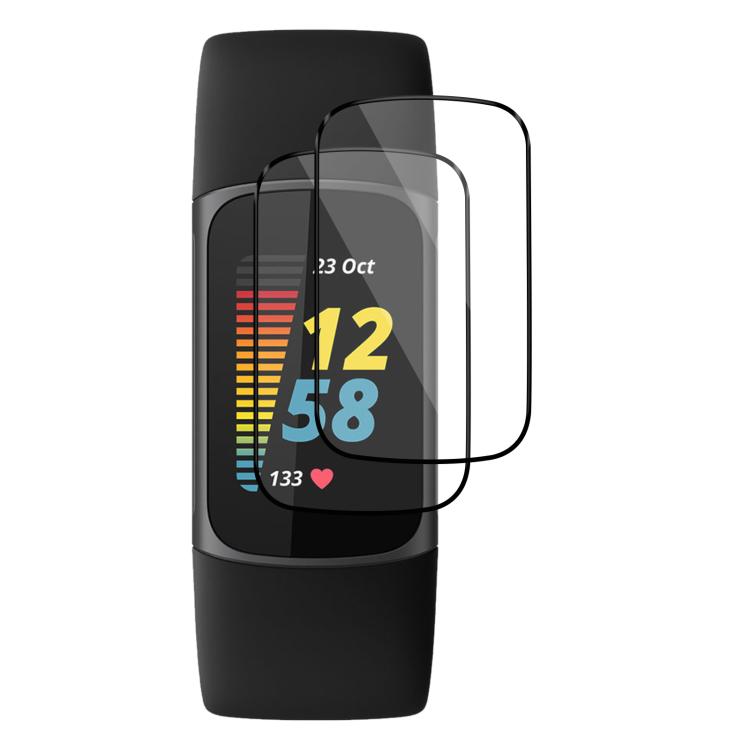 2pcs xDfind Curved 3D Composite Material Soft Film Screen Protector, For Fitbit Charge 6, For Fitbit Versa 4, For Fitbit Charge 5, For Fitbit Luxe, For Fitbit Versa 3