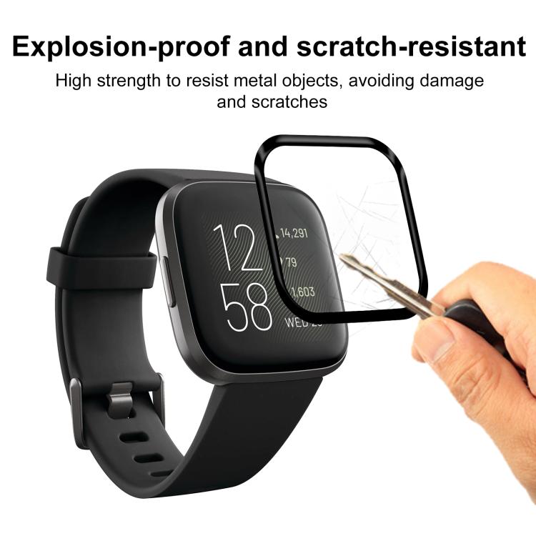 2pcs xDfind Curved 3D Composite Material Soft Film Screen Protector, For Fitbit Versa 2, For Fitbit Versa