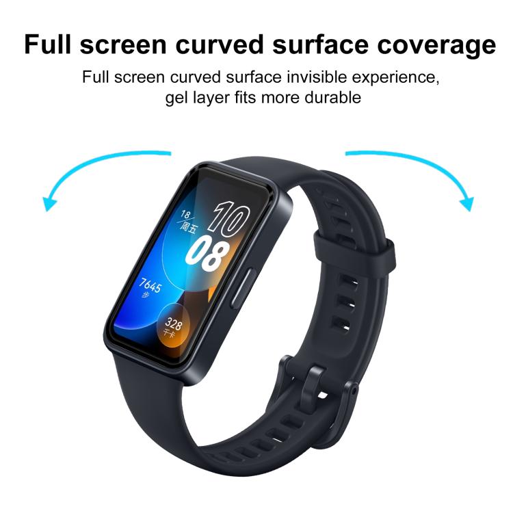 2pcs xDfind Curved 3D Composite Material Soft Film Screen Protector, For Huawei Band 8 NFC, For Huawei Band 8