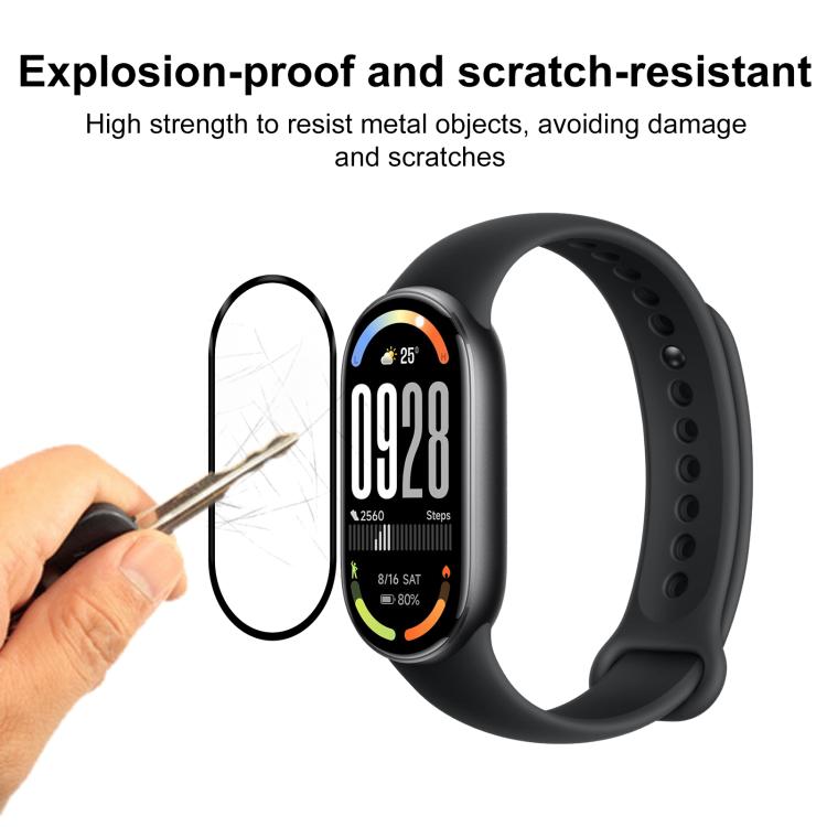 2pcs xDfind Curved 3D Composite Material Soft Film Screen Protector, For Xiaomi Smart Band 10, For Xiaomi Redmi Watch 5, For Xiaomi Smart Band 9 Pro, For Xiaomi Redmi Watch 5 Lite, For Xiaomi Redmi Watch 5 Active