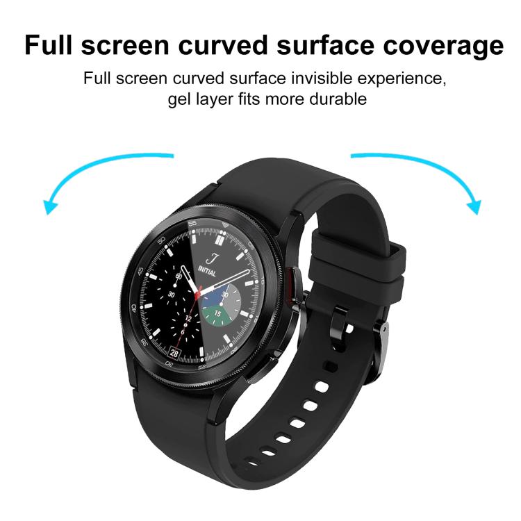 2pcs xDfind Curved 3D Composite Material Soft Film Screen Protector, For Samsung Galaxy Watch4 Classic 46mm, For Samsung Galaxy Watch4 Classic 42mm, For Samsung Galaxy Watch3 41mm, For Samsung Galaxy Watch3 45mm