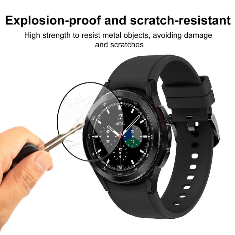 2pcs xDfind Curved 3D Composite Material Soft Film Screen Protector, For Samsung Galaxy Watch4 Classic 46mm, For Samsung Galaxy Watch4 Classic 42mm, For Samsung Galaxy Watch3 41mm, For Samsung Galaxy Watch3 45mm