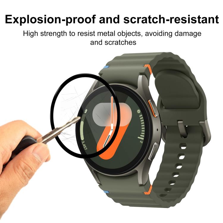2pcs xDfind Curved 3D Composite Material Soft Film Screen Protector, For Samsung Galaxy Watch7 40mm, For Samsung Galaxy Fit3, For Samsung Galaxy Watch6 Classic 47mm, For Samsung Galaxy Watch6 40mm, For Samsung Galaxy Watch6 Classic 43mm