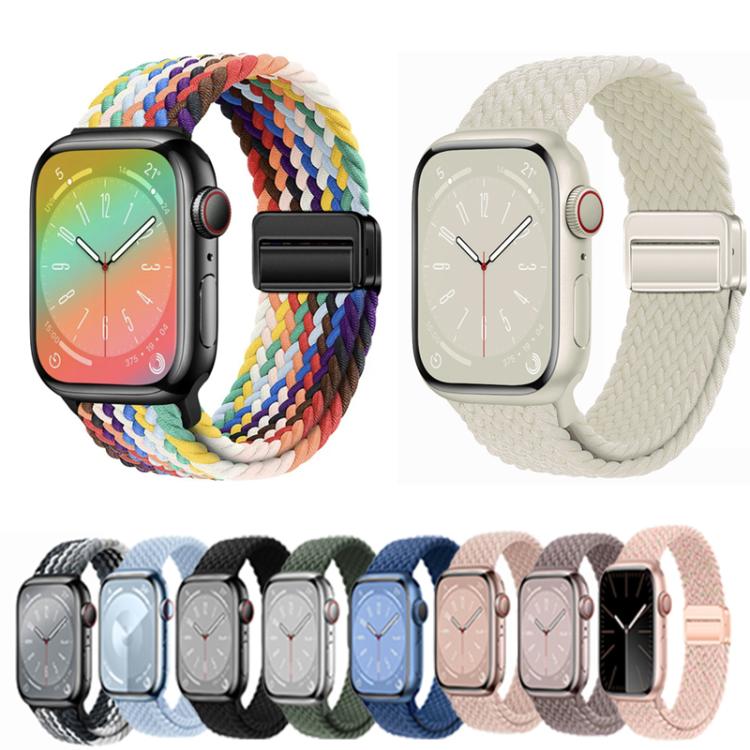 xDfind Magnetic Buckle Loop Woven Watch Band, For Apple Watch 46mm / 49mm / 45mm / 44mm