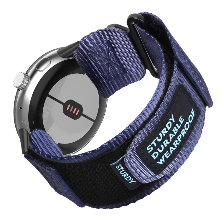 xDfind Quick Release Nylon Hook And Loop Fastener Buckle Watch Band, For Google Pixel Watch 4 / 3 45mm