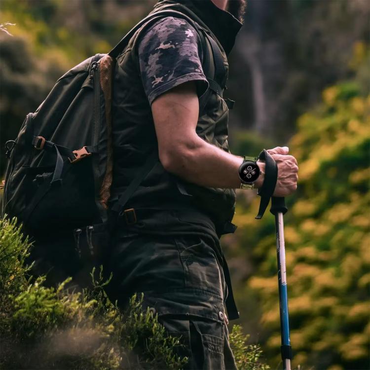 xDfind Quick Release Nylon Hook And Loop Fastener Buckle Watch Band, For Google Pixel Watch 4 / 3 45mm