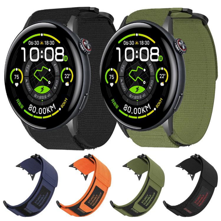 xDfind Quick Release Nylon Hook And Loop Fastener Buckle Watch Band, For vivo Watch 3 / iQOO Watch