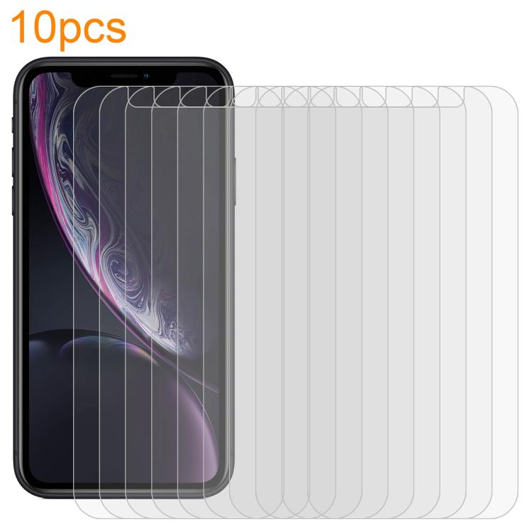 10pcs xDfind 0.26mm 9H 2.5D Middle Aluminum Tempered Glass Film, For iPhone 12 mini, For iPhone 11 Pro Max / XS Max, For iPhone 11 / XR, For iPhone 11 Pro / XS / X