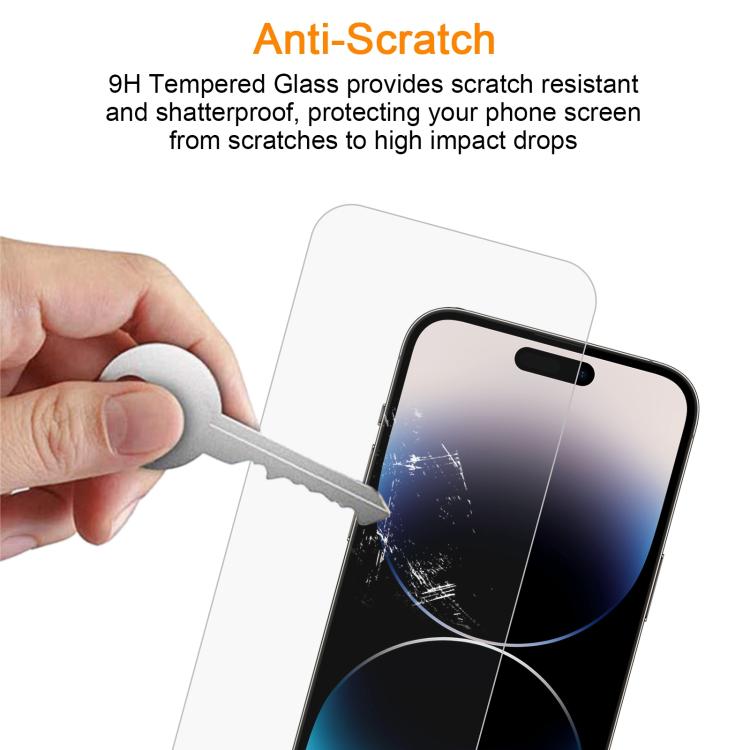 10pcs xDfind 0.26mm 9H 2.5D Middle Aluminum Tempered Glass Film