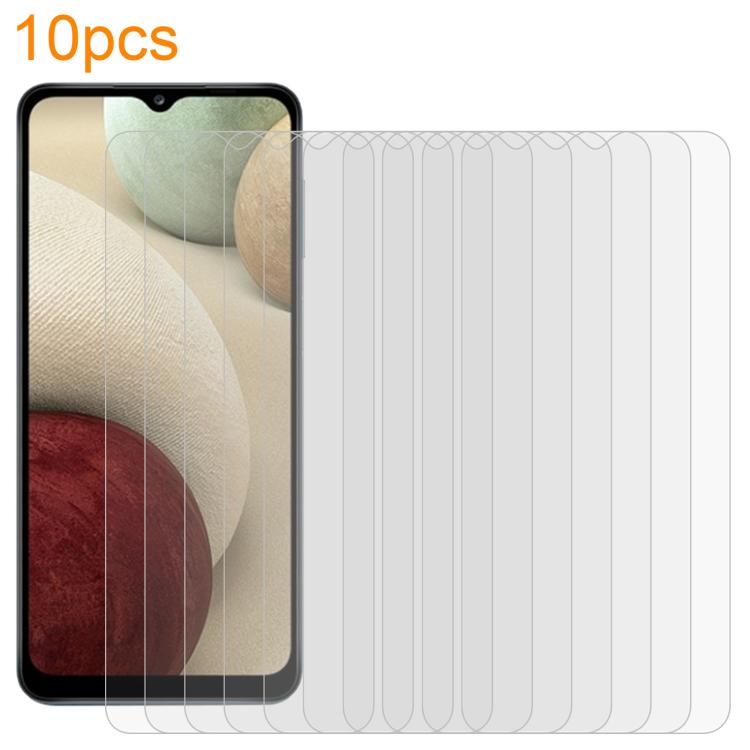 10pcs xDfind 0.26mm 9H 2.5D Middle Aluminum Tempered Glass Film, For Samsung Galaxy A25 5G / 4G, For Samsung Galaxy A05 / A05e, For Samsung Galaxy A14 4G / 5G / M14, For Samsung Galaxy A55 5G, For Samsung Galaxy A13 4G / A13 SM-A137