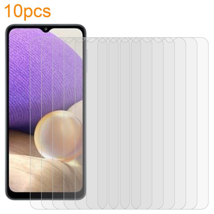 10pcs xDfind 0.26mm 9H 2.5D Middle Aluminum Tempered Glass Film, For Samsung Galaxy A53 5G, For Samsung Galaxy A73 4G, For Samsung Galaxy A03s / A03 Core, For Samsung Galaxy A33 5G, For Samsung Galaxy A32 4G