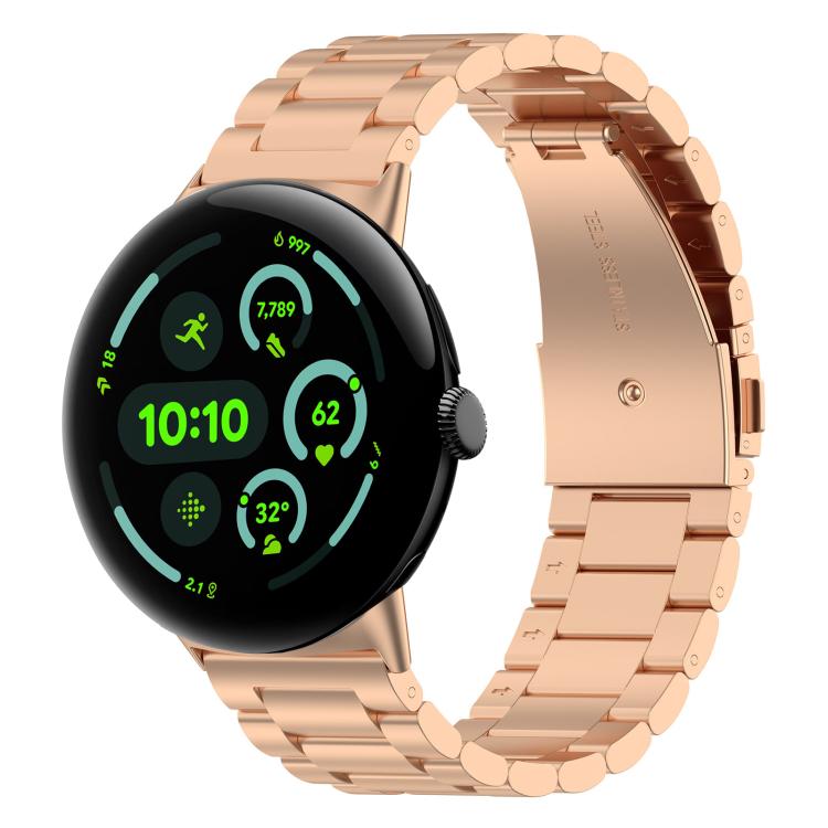 xDfind Three Beads Quick Release Metal Watch Band