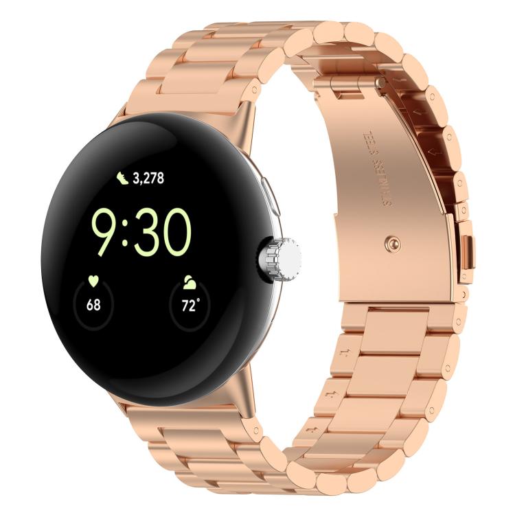 xDfind Three Beads Quick Release Metal Watch Band, For Google Pixel Watch 3 / 2 / 1 41mm