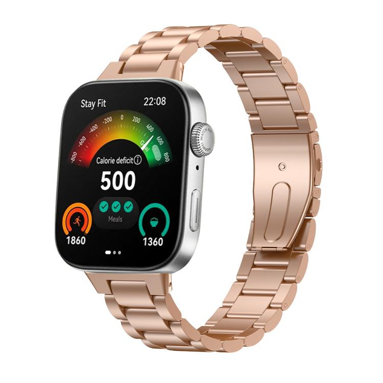 xDfind Three Beads Quick Release Metal Watch Band, For Huawei Watch Fit3 / Fit4 / Fit4 Pro