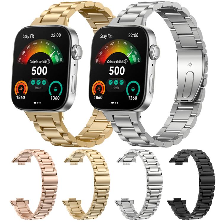 xDfind Three Beads Quick Release Metal Watch Band, For Huawei Band 10 / 9 / 8 NFC
