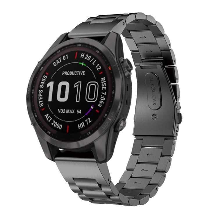 xDfind Three Beads Quick Release Metal Watch Band, For Garmin Fenix 8/7S/6S/5S 20mm