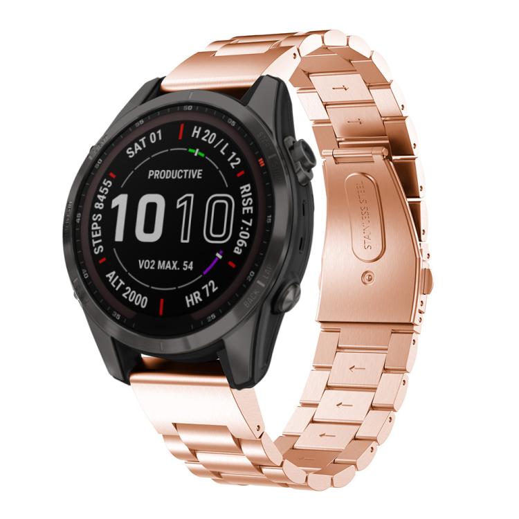 xDfind Three Beads Quick Release Metal Watch Band, For Garmin Fenix 8/7S/6S/5S 20mm