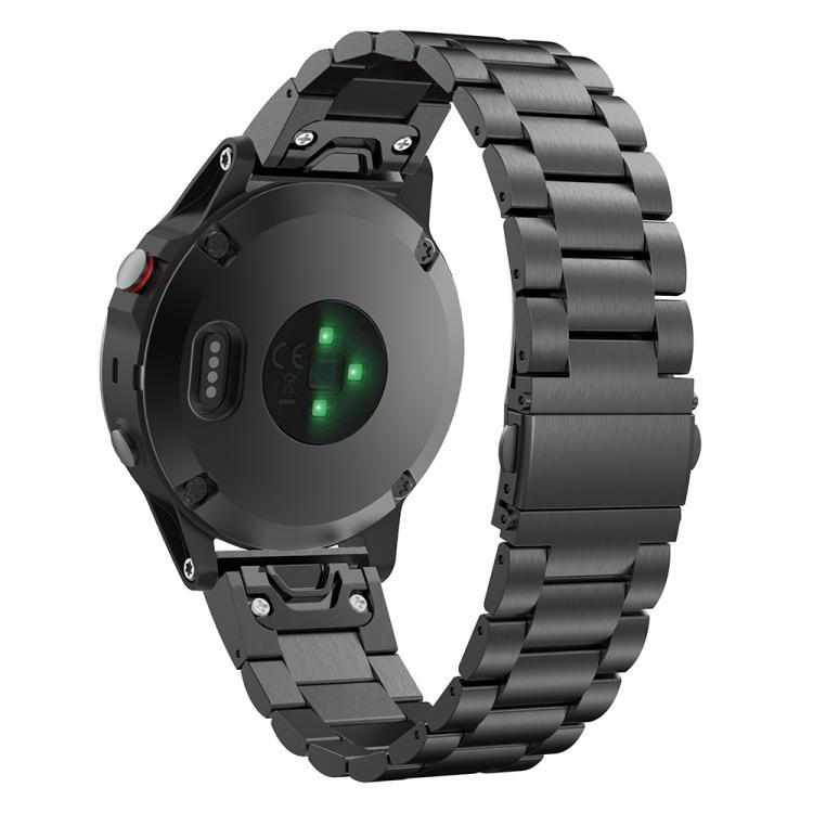 xDfind Three Beads Quick Release Metal Watch Band, For Garmin Fenix 8/7X/6X/5X 26mm