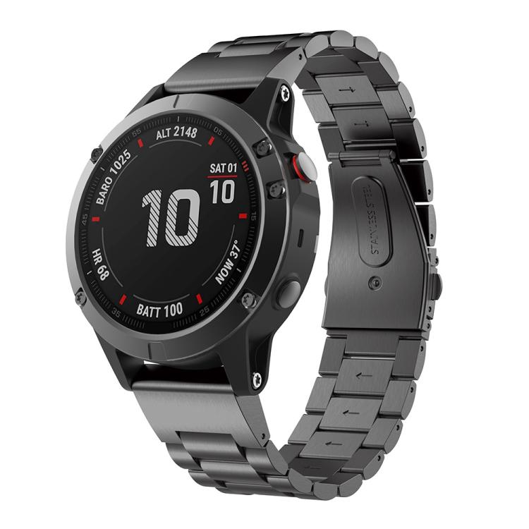 xDfind Three Beads Quick Release Metal Watch Band, For Garmin Fenix 8/7X/6X/5X 26mm