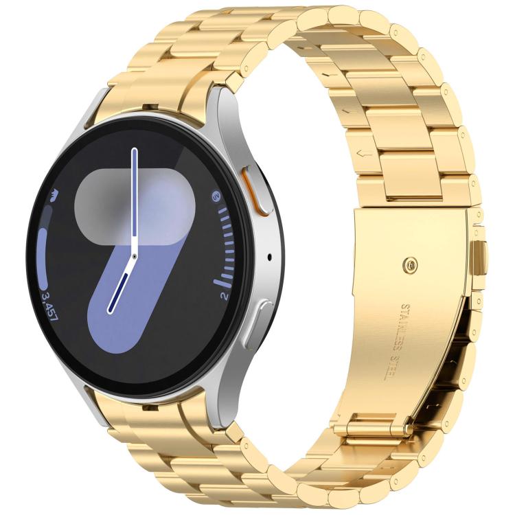 xDfind Three Beads Metal Watch Band, For Samsung Galaxy Watch 7 / FE / 6 / 5 / 4