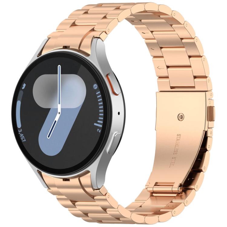 xDfind Three Beads Metal Watch Band, For Samsung Galaxy Watch 7 / FE / 6 / 5 / 4