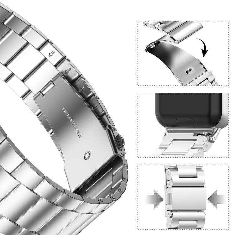 xDfind Three Beads Quick Release Metal Watch Band, For Samsung Galaxy Fit3
