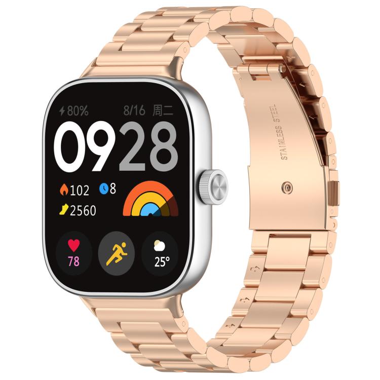 xDfind Three Beads Quick Release Metal Watch Band, For Xiaomi Smart Band 9 Pro/8 Pro/Redmi Watch 5/4