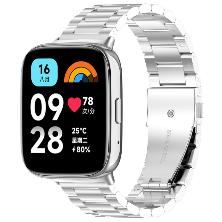 xDfind Three Beads Quick Release Metal Watch Band, For Xiaomi Redmi Watch 3 20mm
