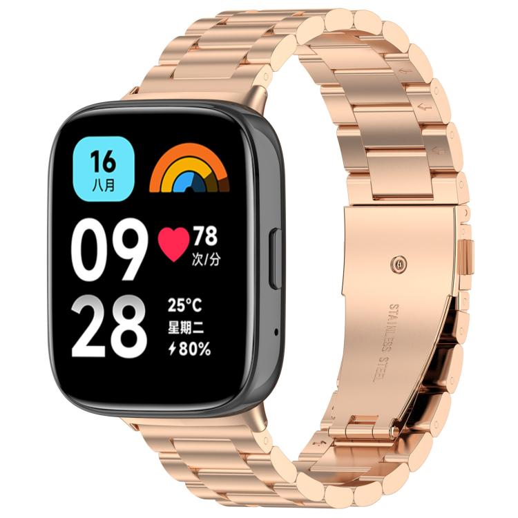 xDfind Three Beads Quick Release Metal Watch Band, For Xiaomi Redmi Watch 3 20mm