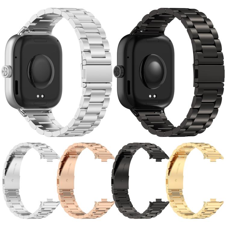 xDfind Three Beads Quick Release Metal Watch Band, For Xiaomi Smart Band 10 / 9 / 8 NFC
