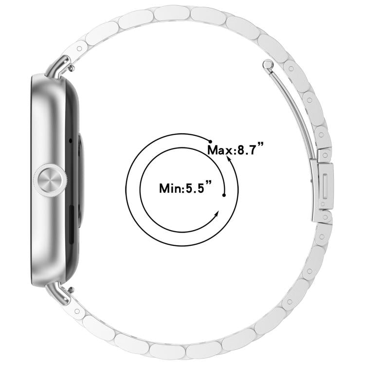 xDfind Three Beads Quick Release Metal Watch Band, For Xiaomi Band 10 Pro / 9 Pro / Redmi Watch 6