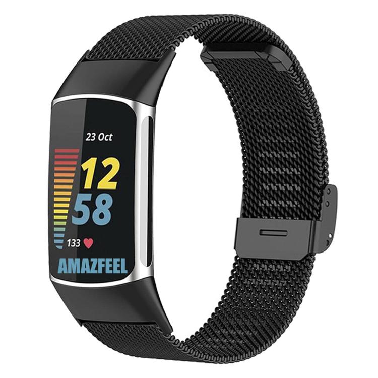 xDfind Milanese Metal Buckle Watch Band, For Fitbit Charge 6 / 5