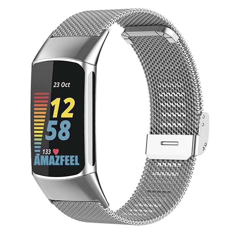 xDfind Milanese Metal Buckle Watch Band, For Fitbit Charge 6 / 5