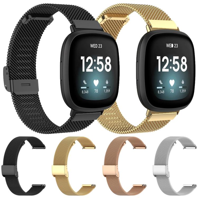 xDfind Milanese Metal Buckle Watch Band, For Fitbit Charge 6 / 5