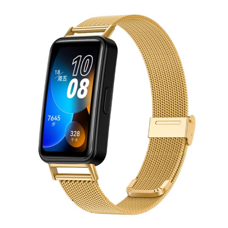 xDfind Milanese Metal Buckle Watch Band, For Huawei Band 10 / 9 / 8 NFC