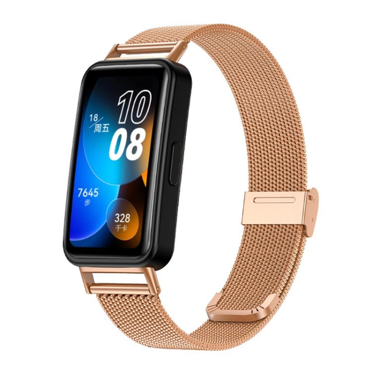 xDfind Milanese Metal Buckle Watch Band, For Huawei Band 10 / 9 / 8 NFC