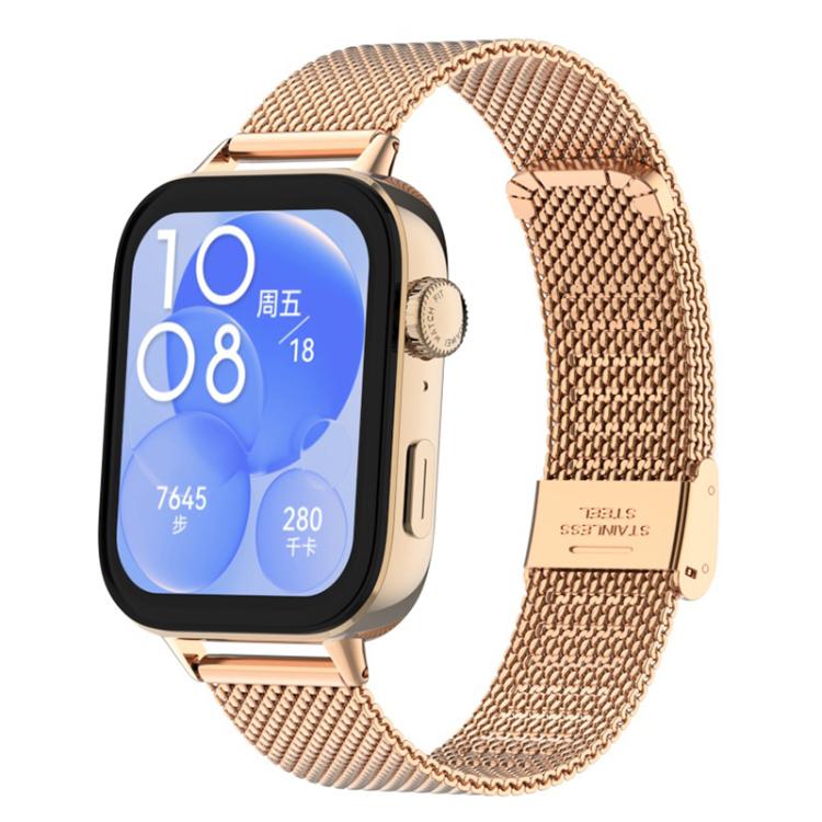 xDfind Milanese Metal Buckle Watch Band, For Huawei Watch Fit3 / Fit4 / Fit4 Pro