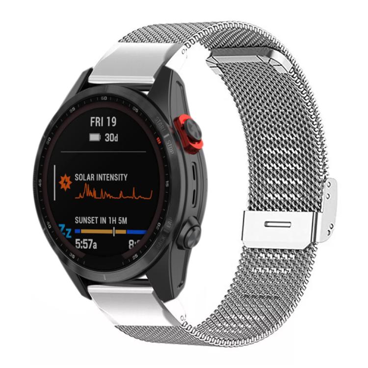 xDfind Milanese Metal Buckle Watch Band, For Garmin Fenix 8/7X/6X/5X 26mm