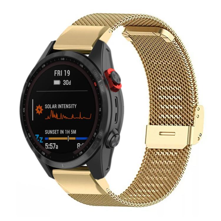 xDfind Milanese Metal Buckle Watch Band, For Garmin Fenix 8/7X/6X/5X 26mm