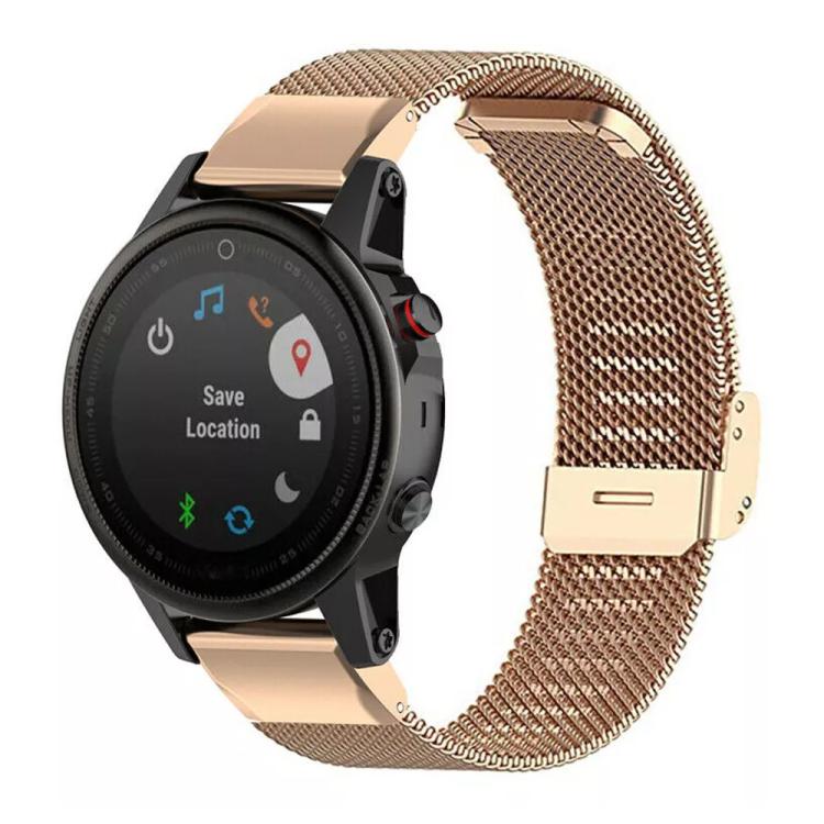 xDfind Milanese Metal Buckle Watch Band, For Garmin Fenix 8/7/6/5 22mm