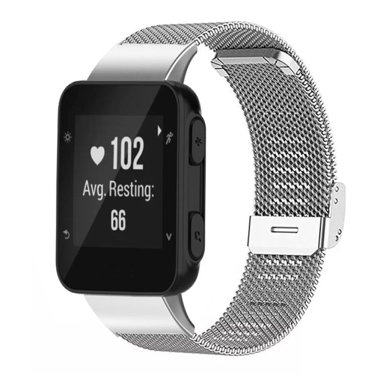 xDfind Milanese Metal Buckle Watch Band, For Garmin Forerunner 35/30/35j 20mm