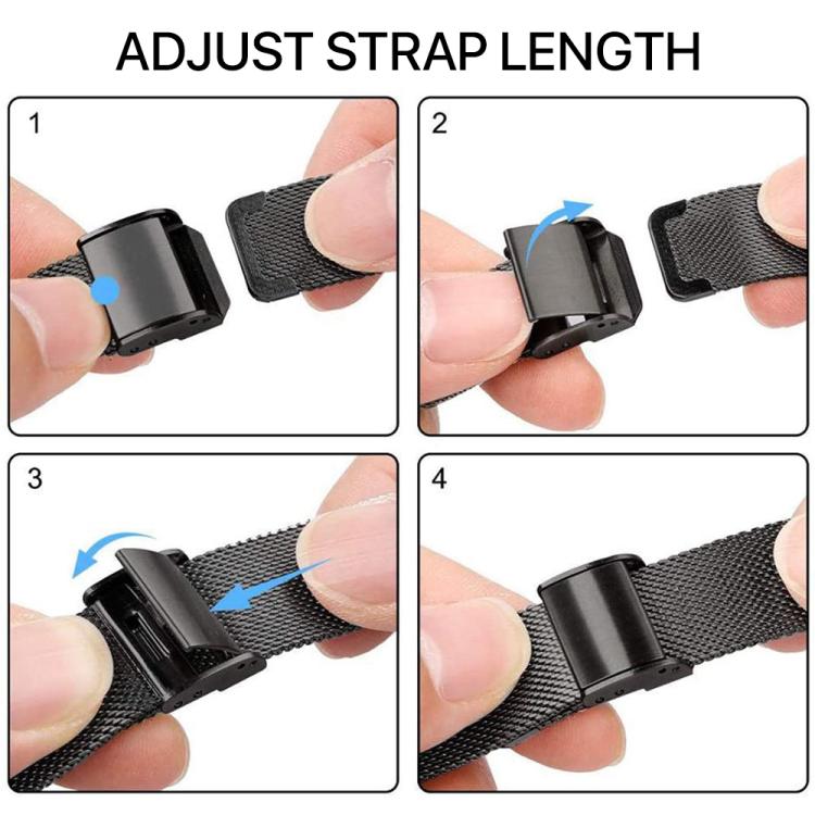 xDfind Milanese Metal Buckle Watch Band, For Garmin Fenix 8/7/6/5 22mm