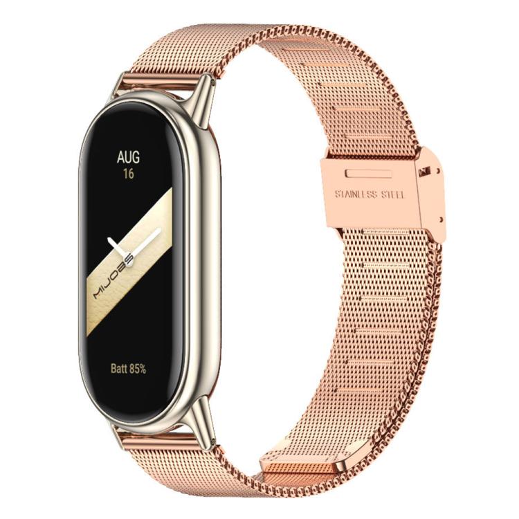 xDfind Milanese Metal Buckle Watch Band, For Xiaomi Smart Band 10 / 9 / 8 NFC